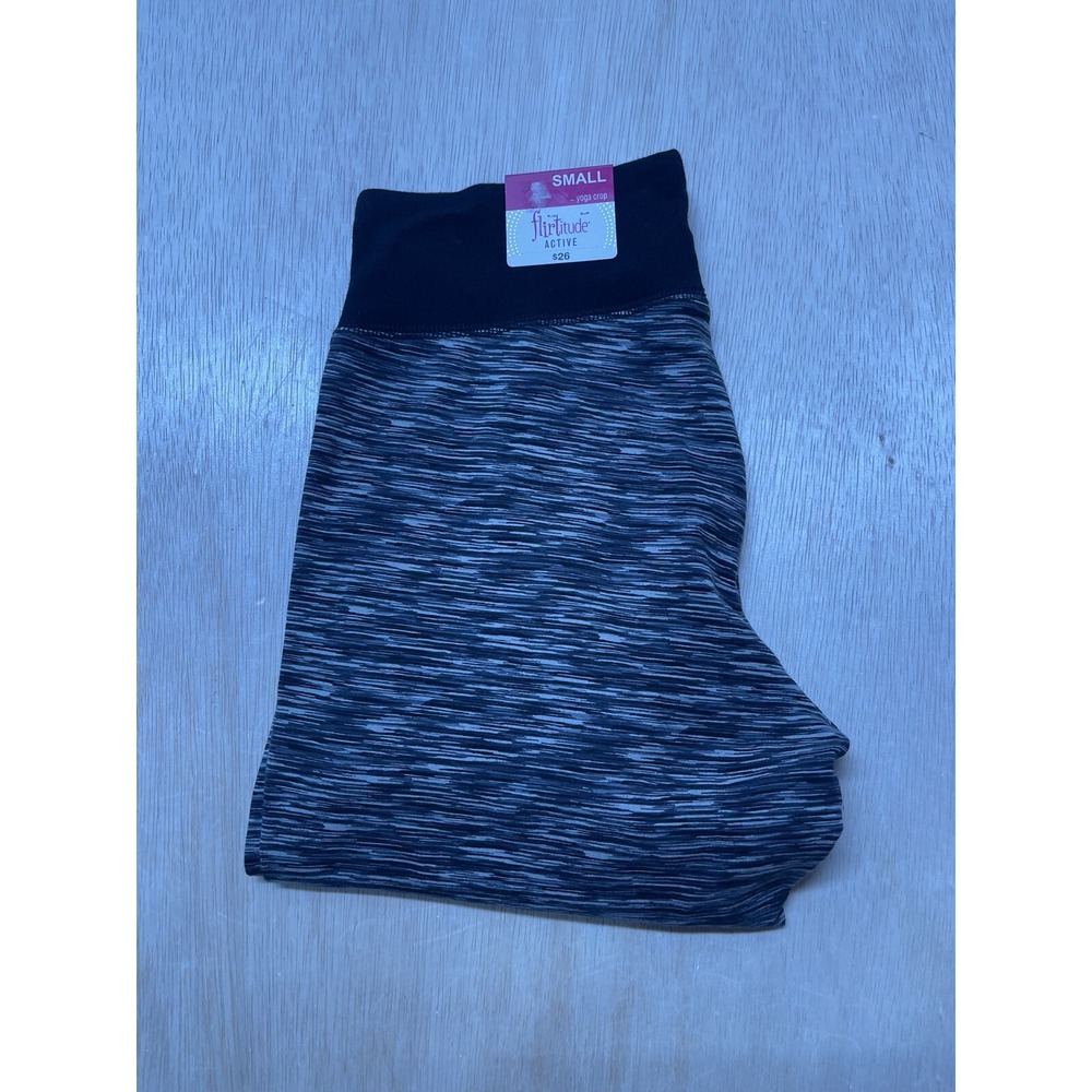 Womens Juniors Flirtitude Colorful Capri Leggings Cropped Active Size Small